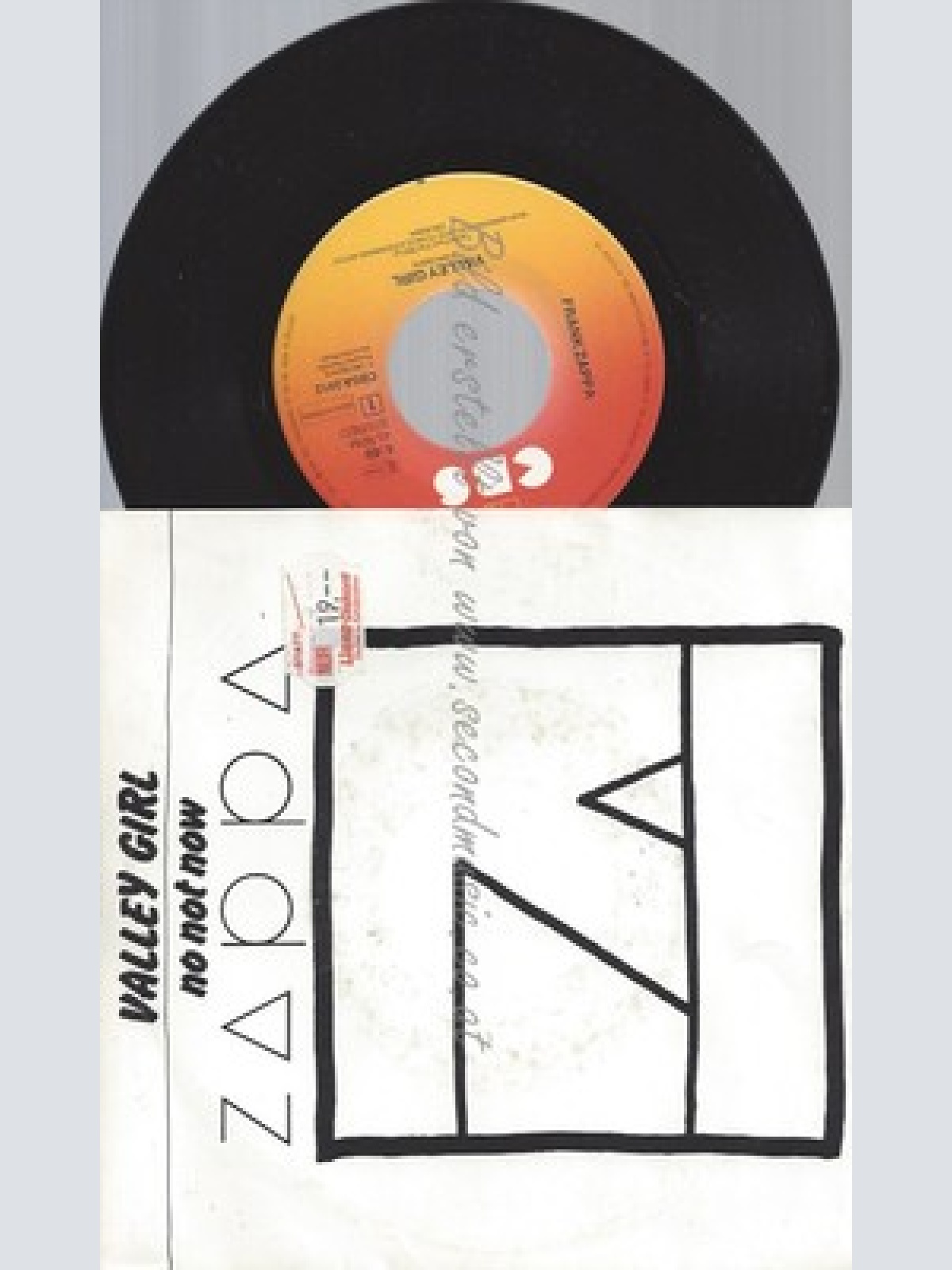 7"FRANK ZAPPA--VALLEY GIRL
