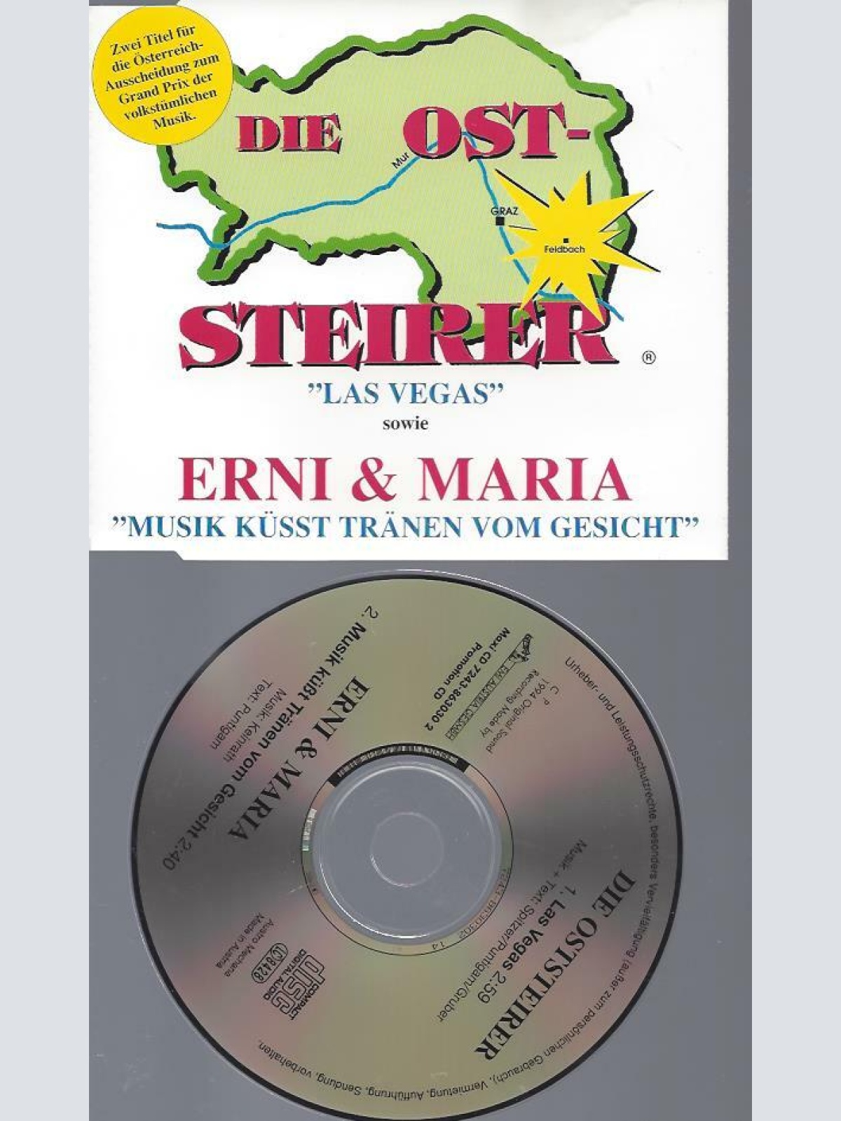CD --Die Ost-Steirer Las Vegas / Maxi
