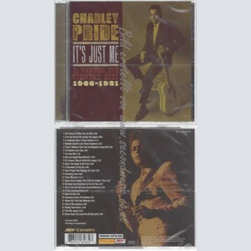 CD--PRIDE,CHARLEY--IT'S JUST ME- NUMBER ONE COUNTRY HITS