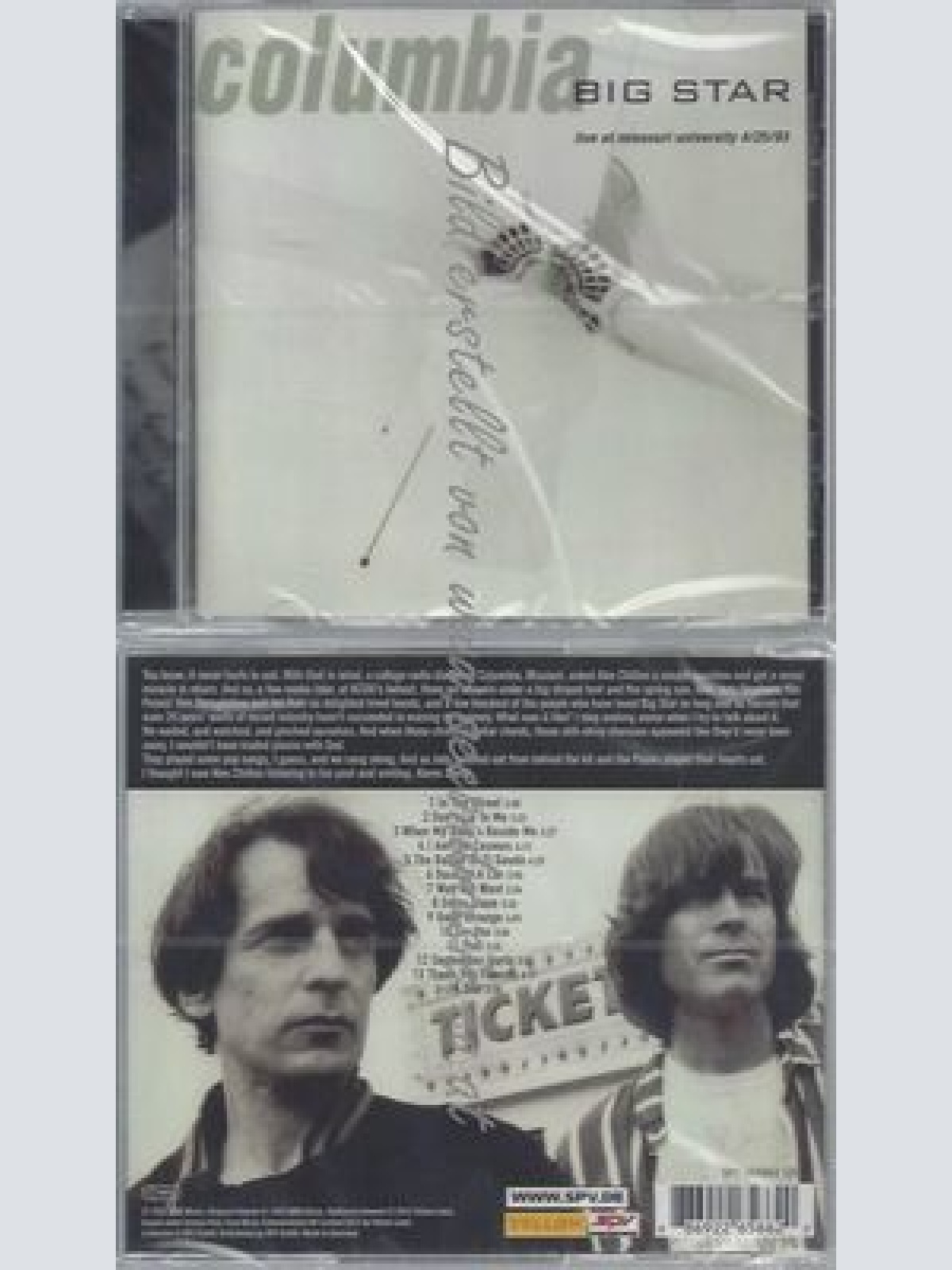 CD--// BIG STAR--COLUMBIA: LIVE AT MISSOURI UNIVERSITY 4/25/93