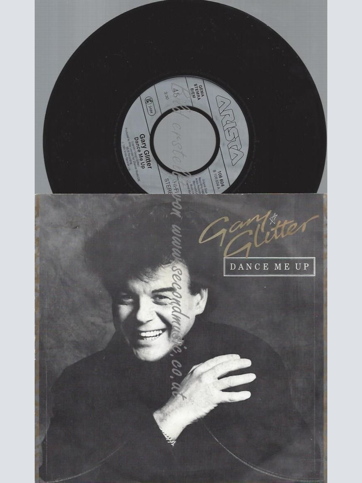 7"  Gary Glitter – Dance Me Up