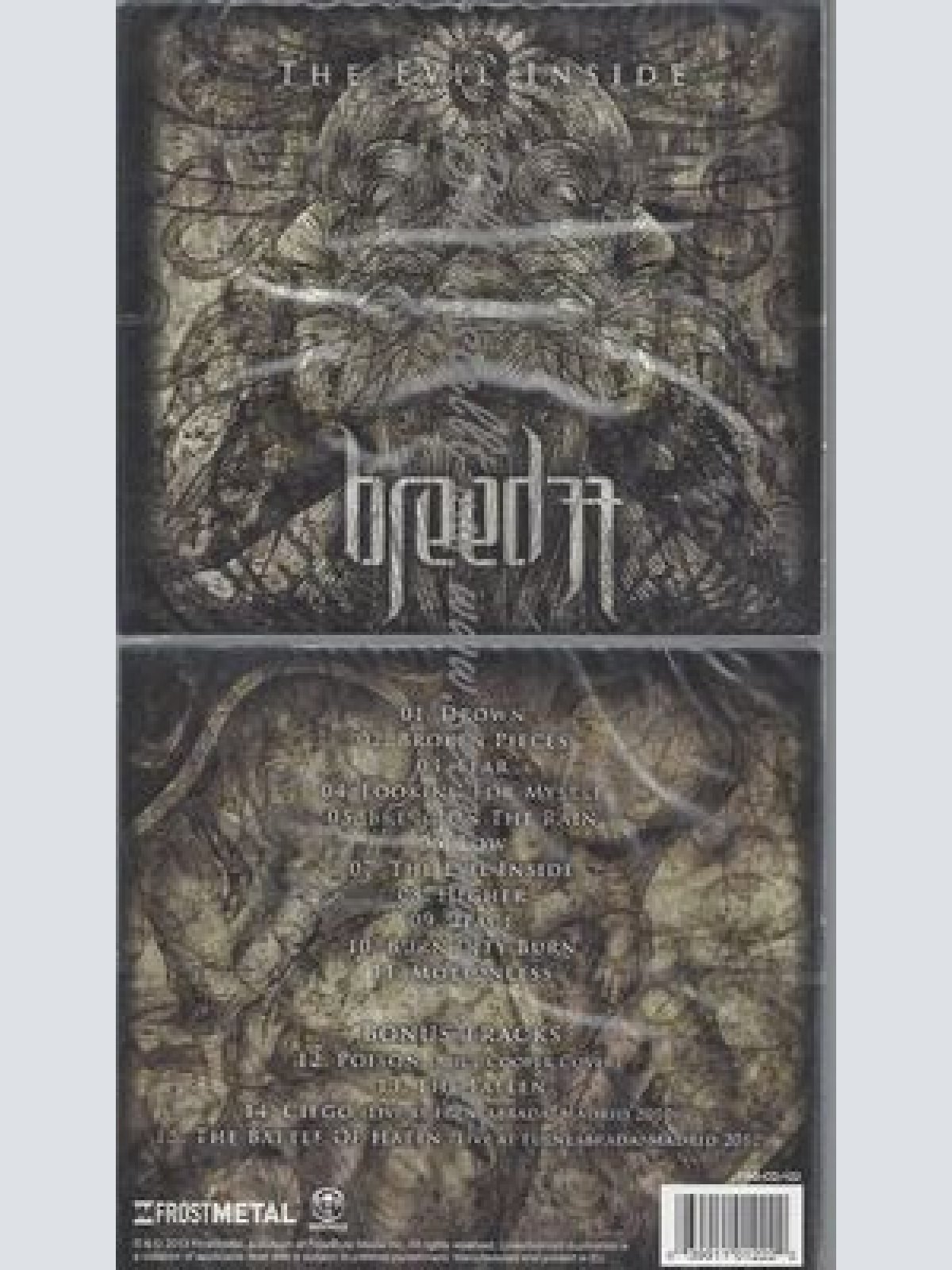 CD--BREED --THE EVIL INSIDE