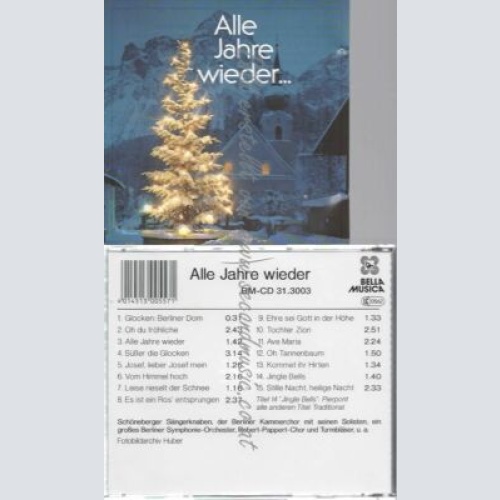 CD--SCHÖNEBERGER SÄNGERKNABEN  | --ALLE JAHRE WIEDER...