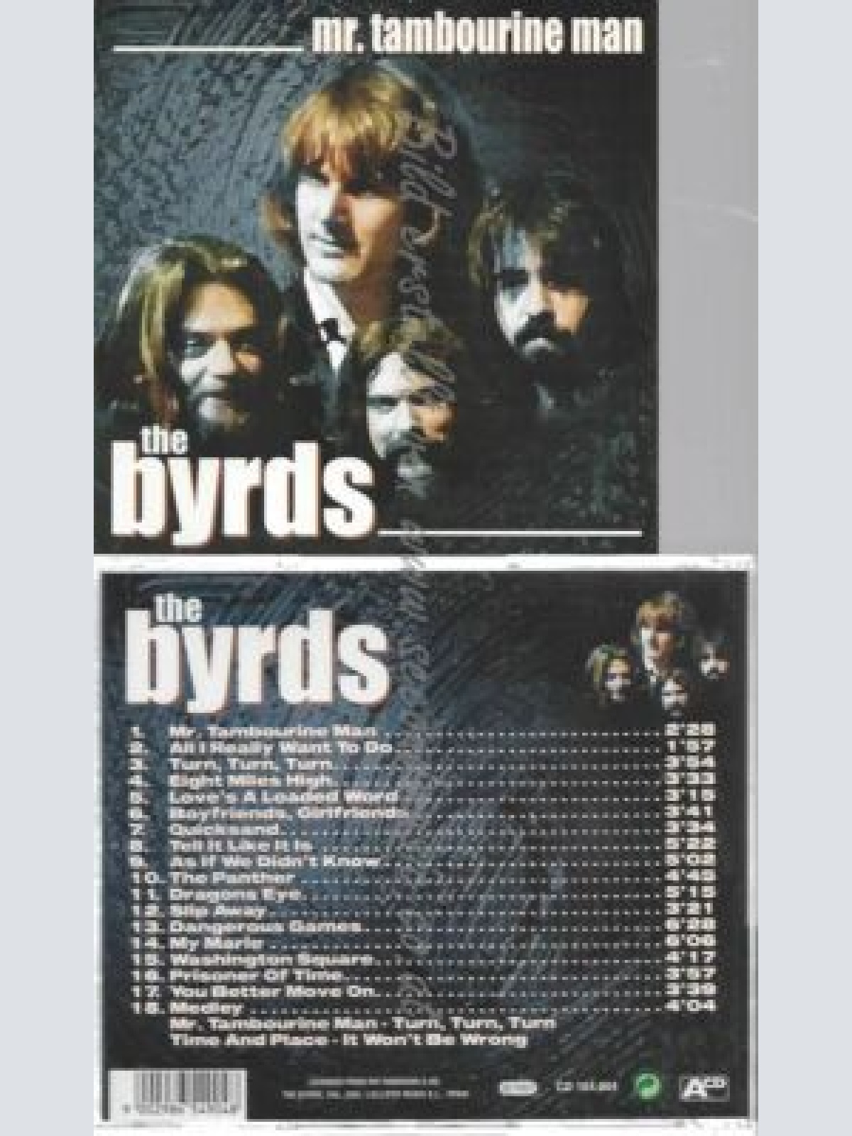 CD--THE BYRDS | --MR. TAMBOURINE MAN