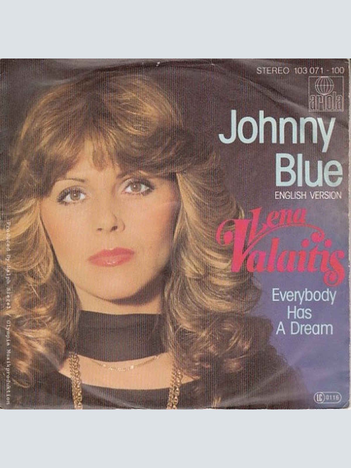 7", Single Lena Valaitis - Johnny Blue (English Version)