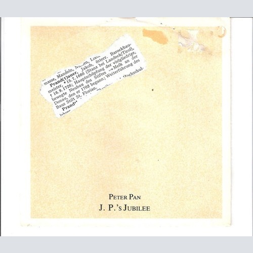7", Single Peter Pan (14) - J.P.'s Jubilee