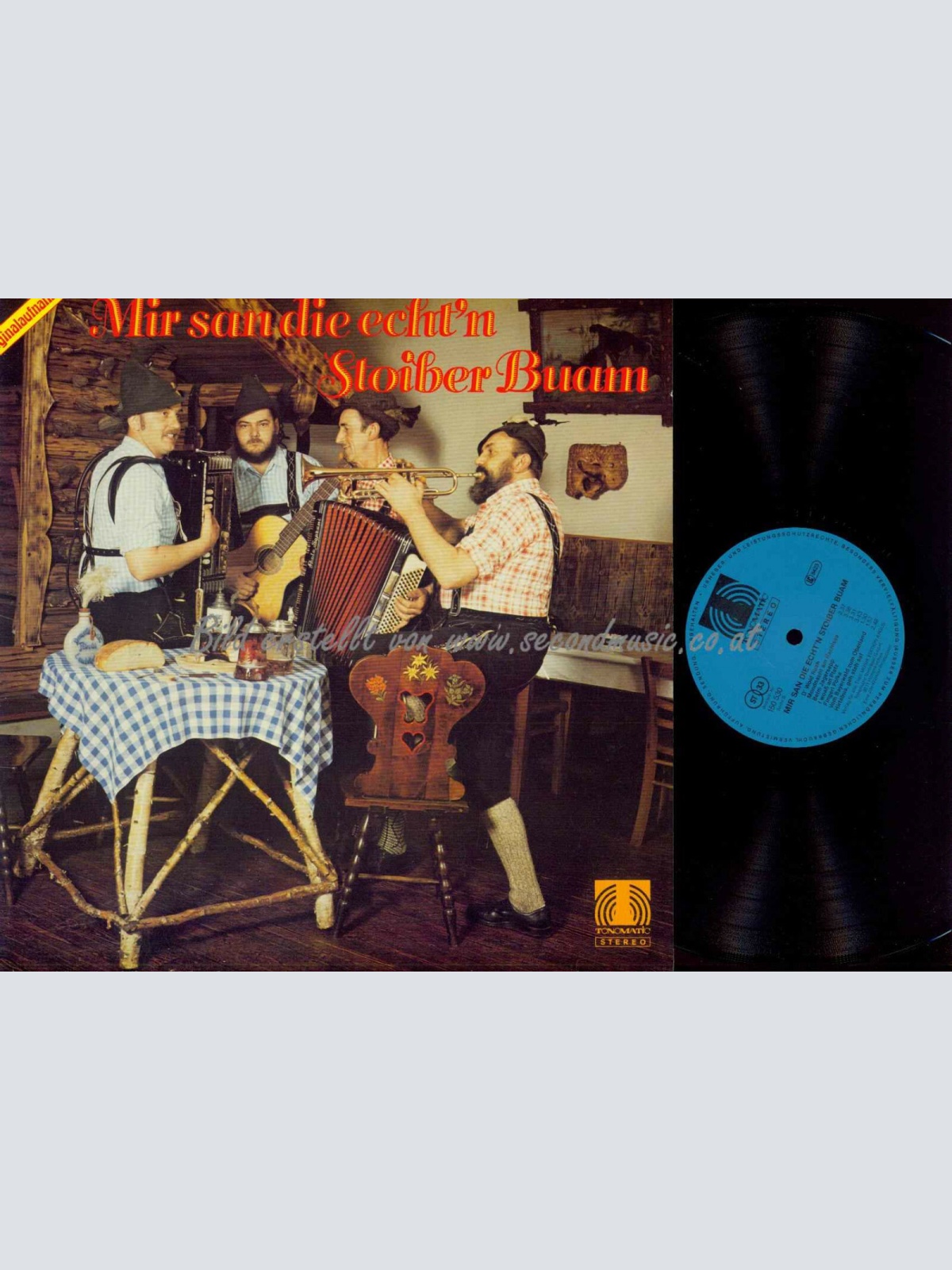 LP--Mir san die echten Stoiber Buam  / NM