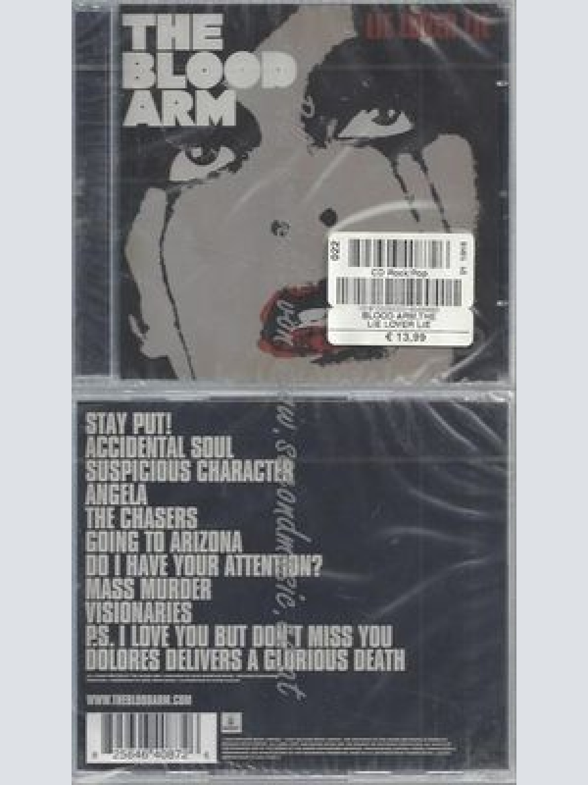 CD--THE BLOOD ARM--LIE LOVER LIE