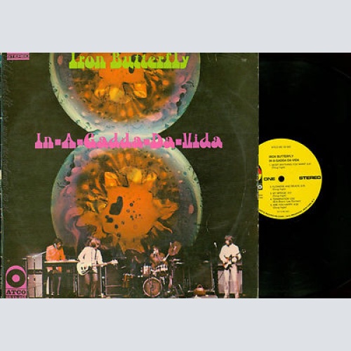 LP--IRON BUTTERFLY --IN A GADDA DA VIDA-- SD 33-250--USA 1968