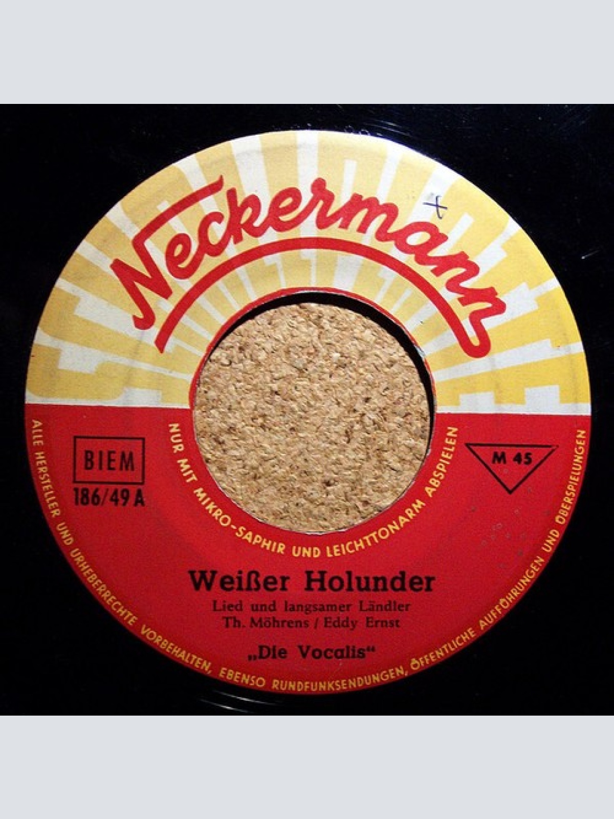 7" Die Vocalis - Weißer Holunder