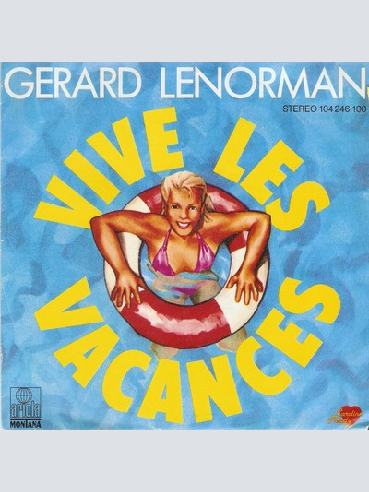 7", Single Gérard Lenorman - Vive Les Vacances