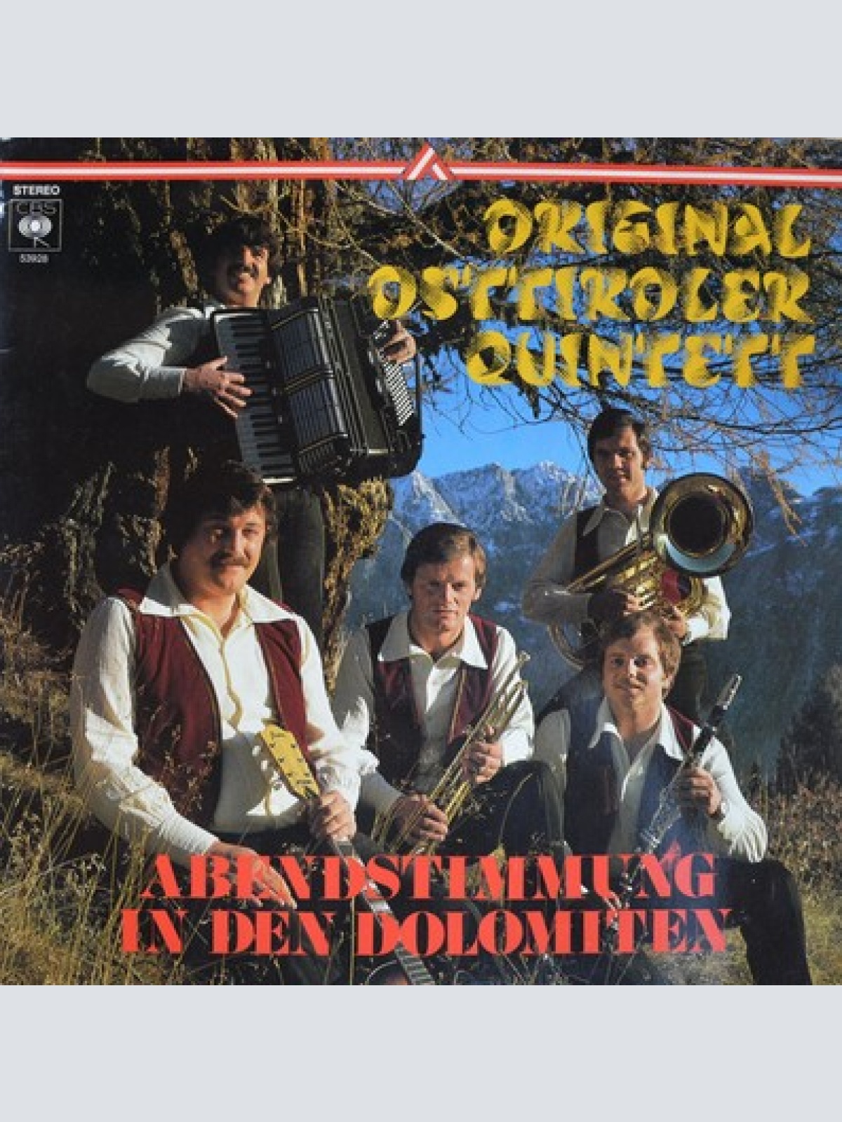 LP Original Osttiroler Quintett - Abendstimmung In Den Dolomiten