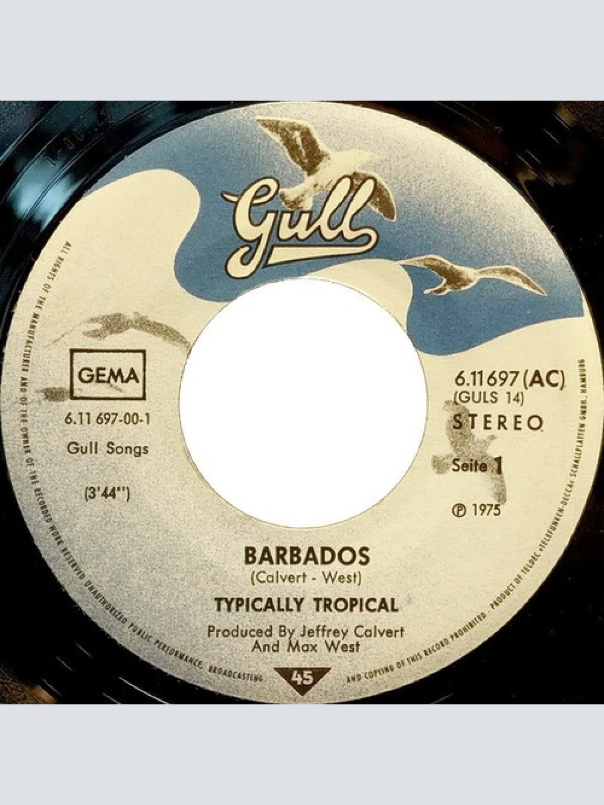 7", Single Typically Tropical - Barbados