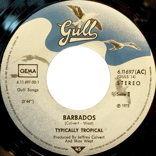 7", Single Typically Tropical - Barbados