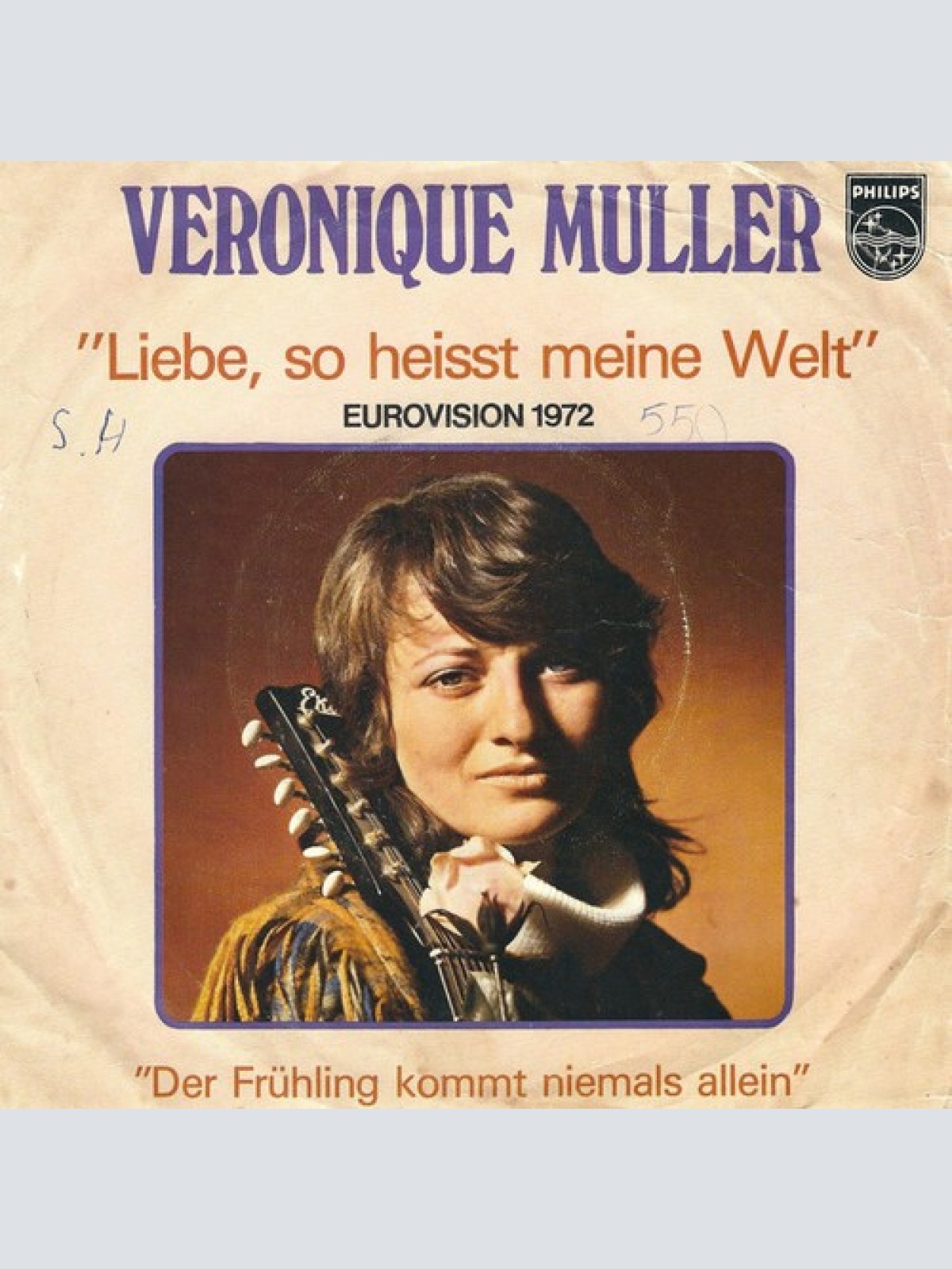 7", Single Véronique Müller - Liebe, So Heisst Meine Welt