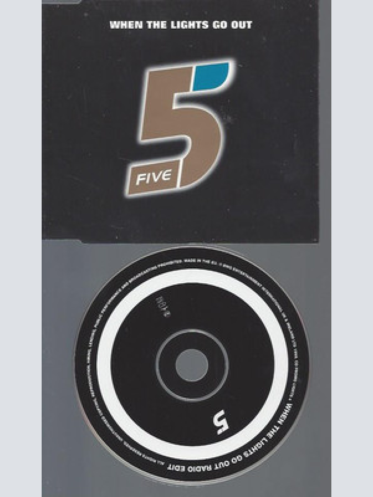 CD-FIVE WHEN THE LIGHT GO OUT-PROMO