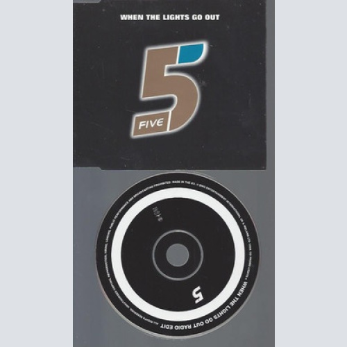 CD-FIVE WHEN THE LIGHT GO OUT-PROMO