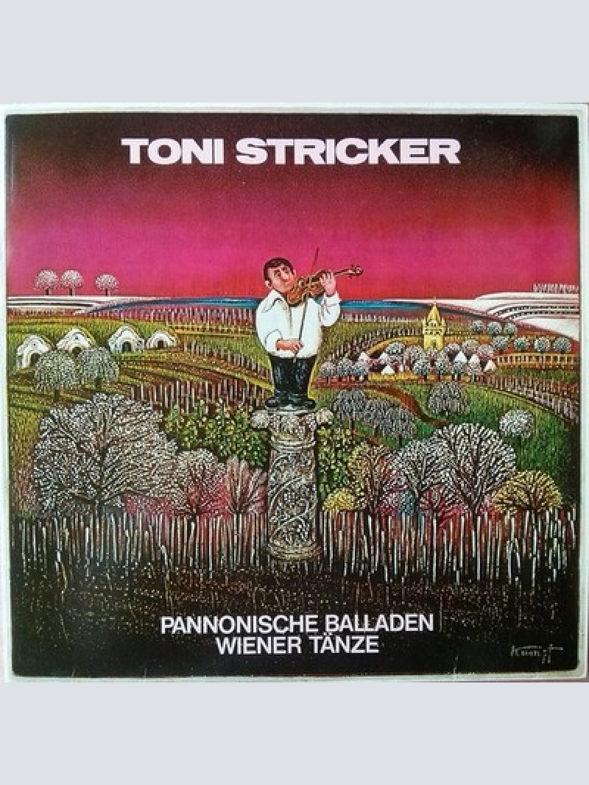 CD, Album Toni Stricker - Pannonische Balladen Und Wiener Tänze