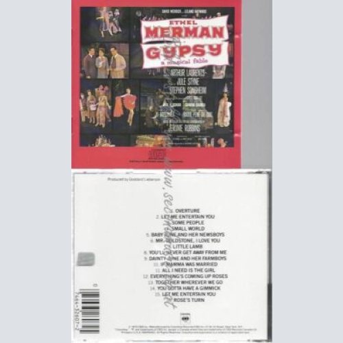 CD--STEPHEN SONDHEIM , JACK KLUGMAN , ET AL. | --GYPSY