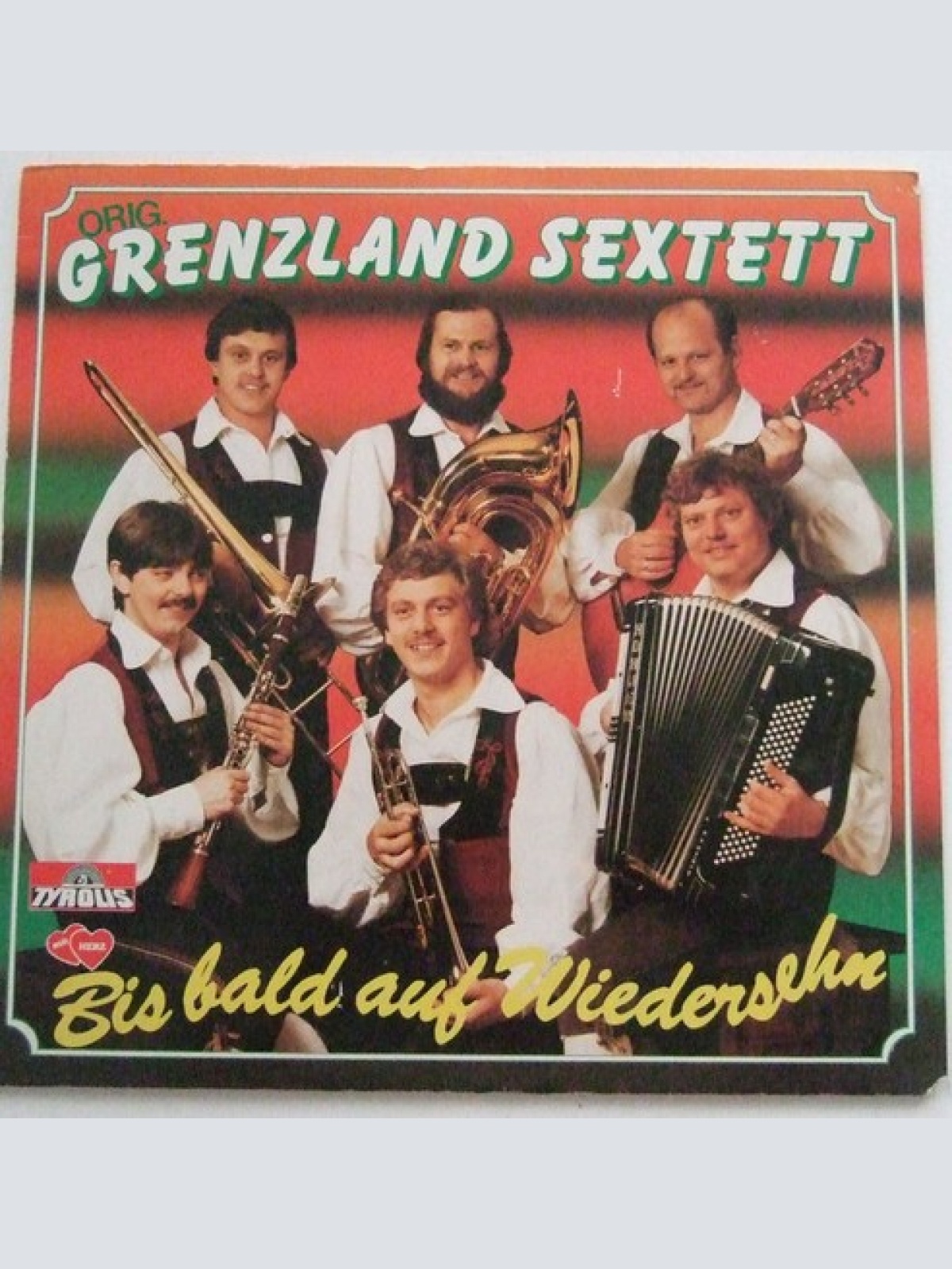 LP, Album Original Grenzland Sextett - Bis Bald Auf Wiedersehn