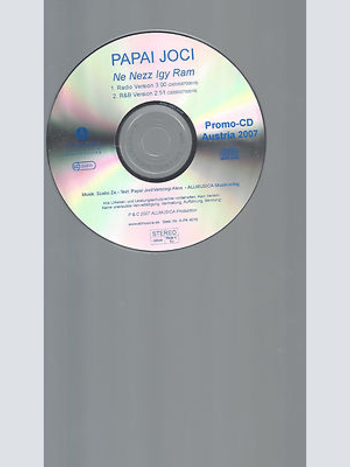 CD-PAPAI JOCI NE NEZZ IGY RAM--PROMO