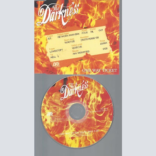 CD-THE DARKNESS ONE WAY TICKET-PROMO