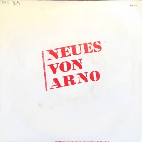7", Single, Promo Arno Steffen - Gell, Du Hast Mich Gelle Gern