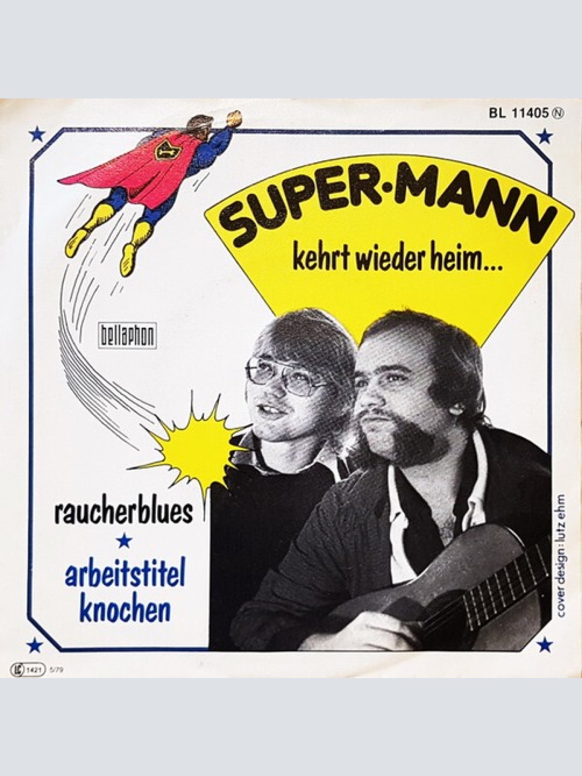 7", Single Arbeitstitel Knochen - Super Mann Kehrt Wieder Heim / Raucherblues