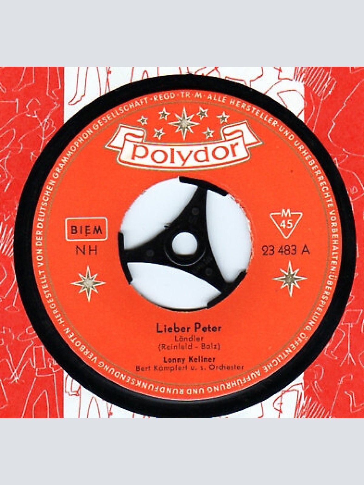 7", Single, Mono Lonny Kellner - Lieber Peter