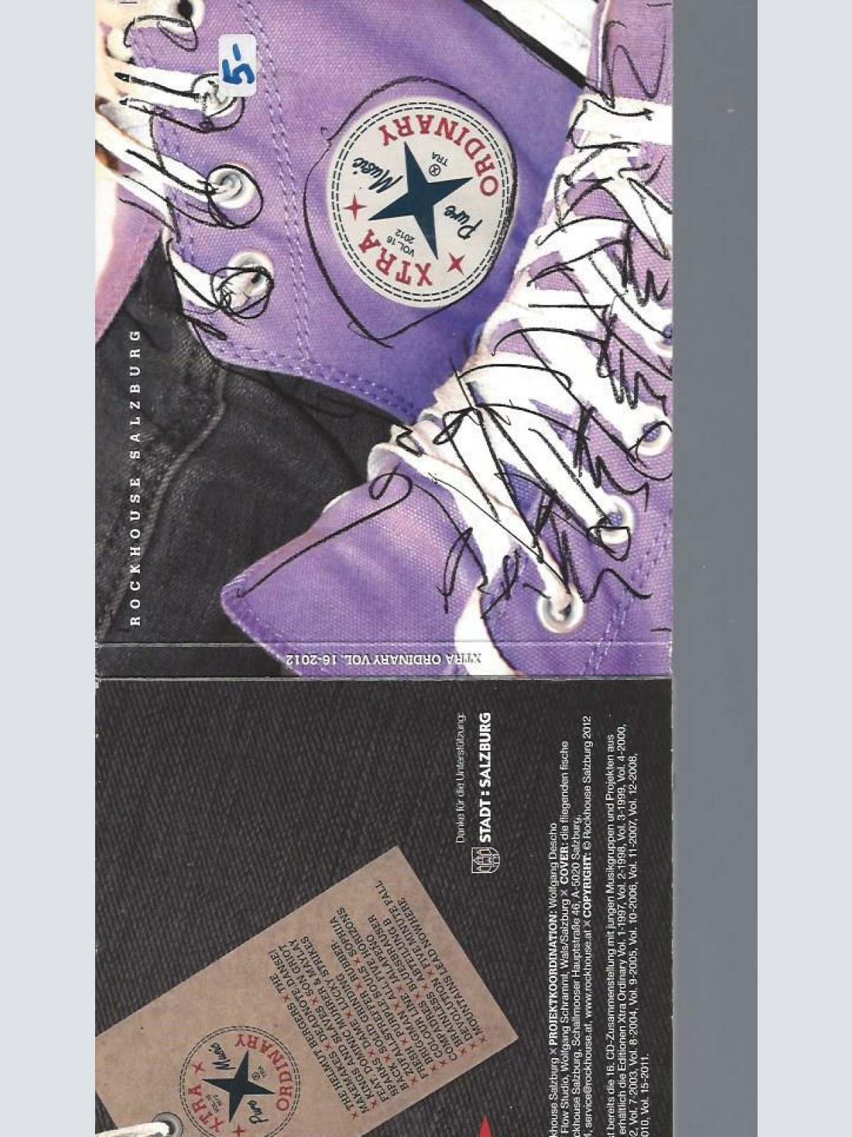 CD--ROCKHOUSE SALZBURG  XTRA ORDINARY VOL 16-2012