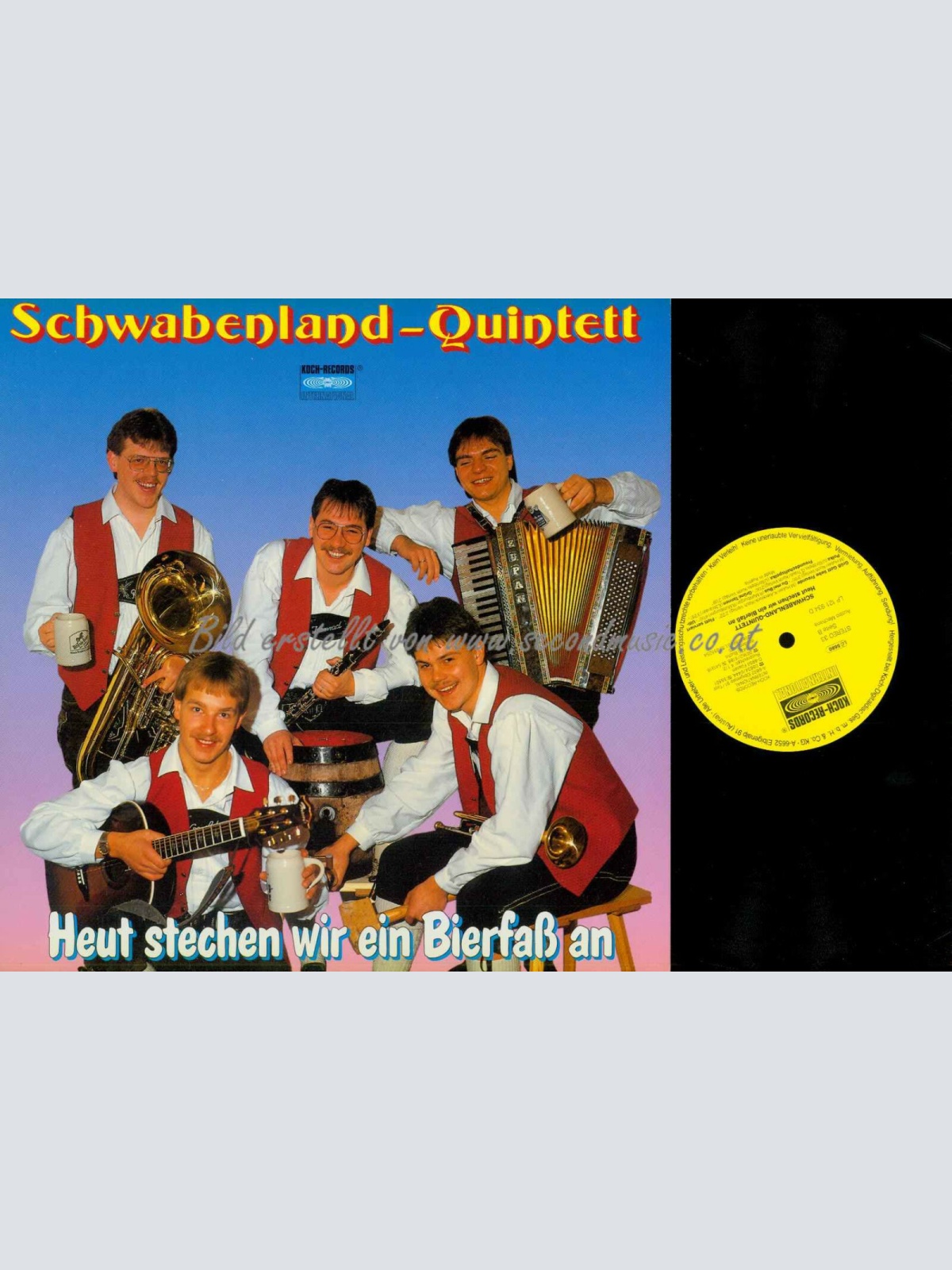 LP-- Schwabenland Quintett -- Heut stechen wir ein Bierfaß an  // NM