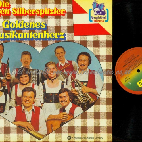 LP-- Die Lustigen Silberspitzler – Goldenes Musikantenherz  / NM