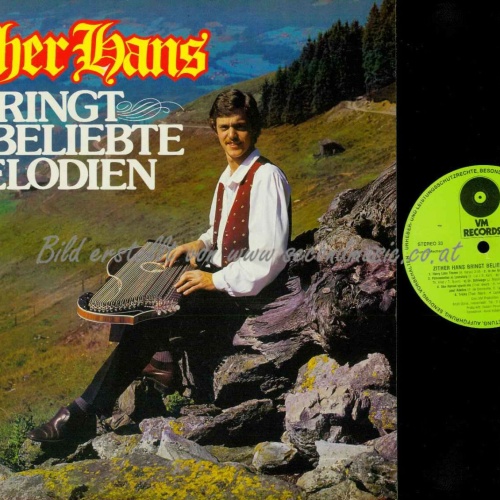 LP--Zither Hans – Bringt Beliebte Melodien  / NM