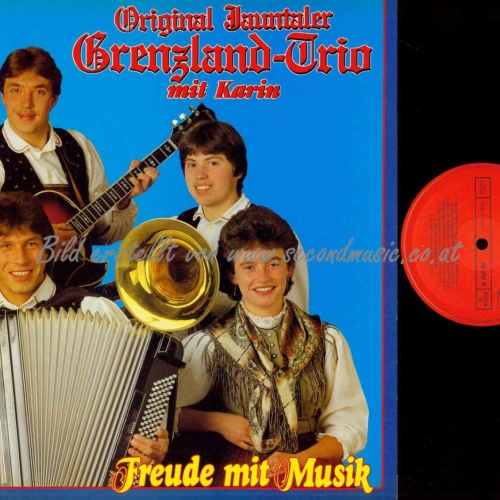 LP-- Original Jauntaler Grenzland Trio Mit Karin – Freude Mit Musik// NM