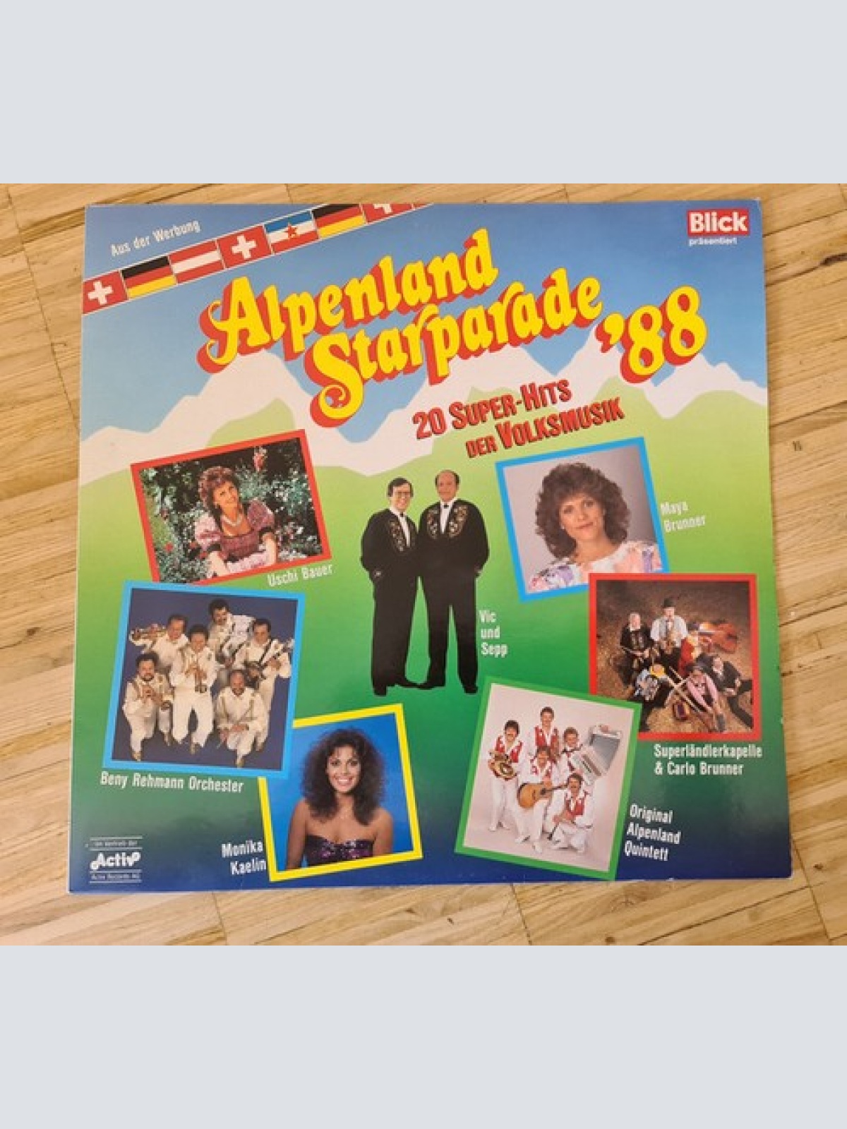LP, Comp Various - Alpenland Starparade '88