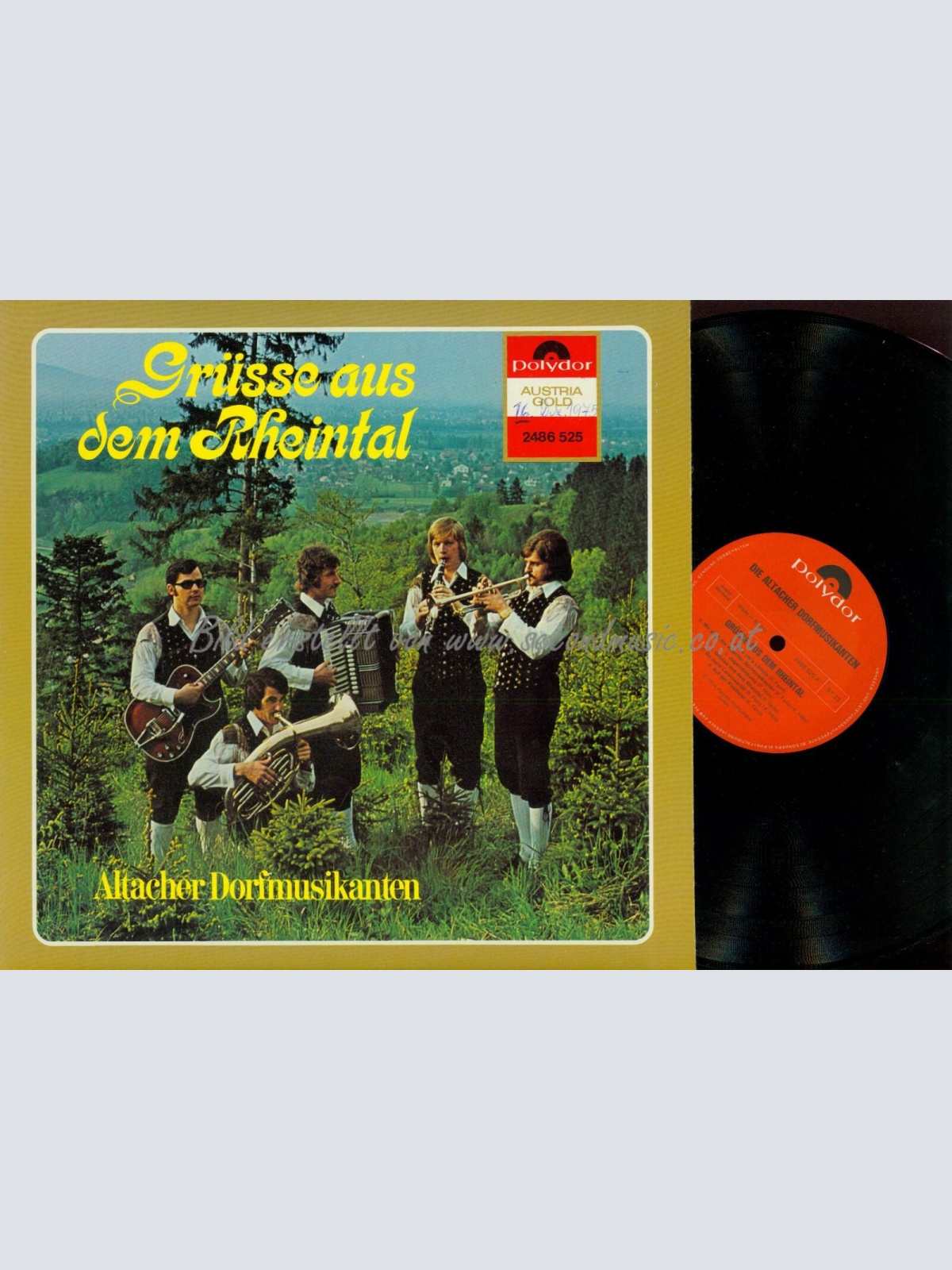 LP--ALTACHER DORF MUSIKANTEN  GRÜSSE AUS DEM RHEINTAL