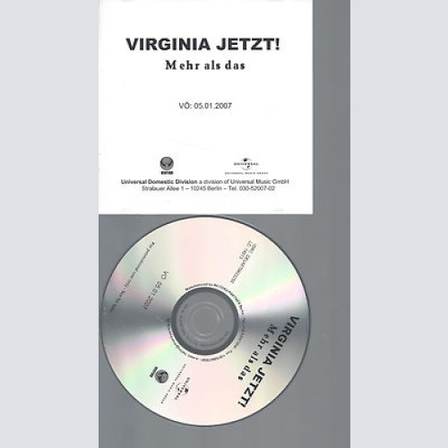 CD-VIRGINA JETZT MEHR ALS DAS -PROMO
