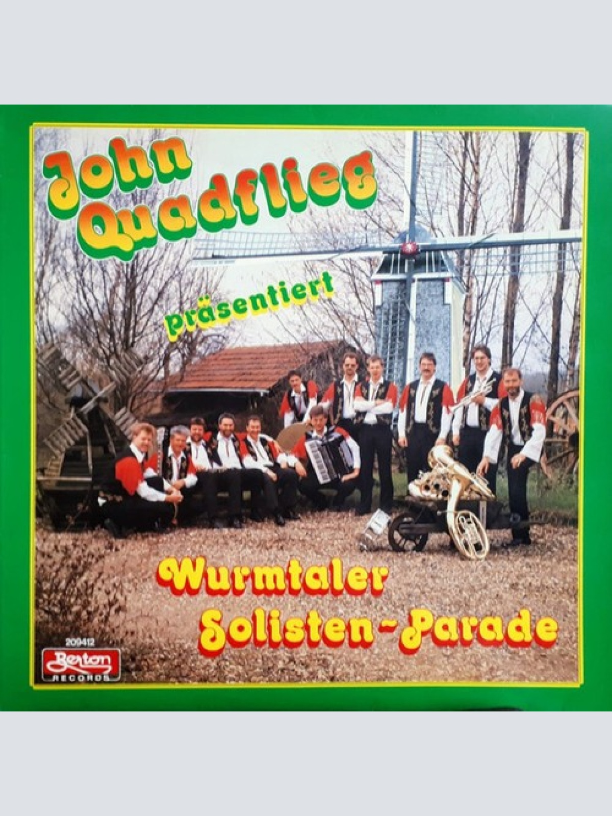 LP John Quadflieg - John Quadflieg Präsentiert Wurmtaler Solisten-Parade