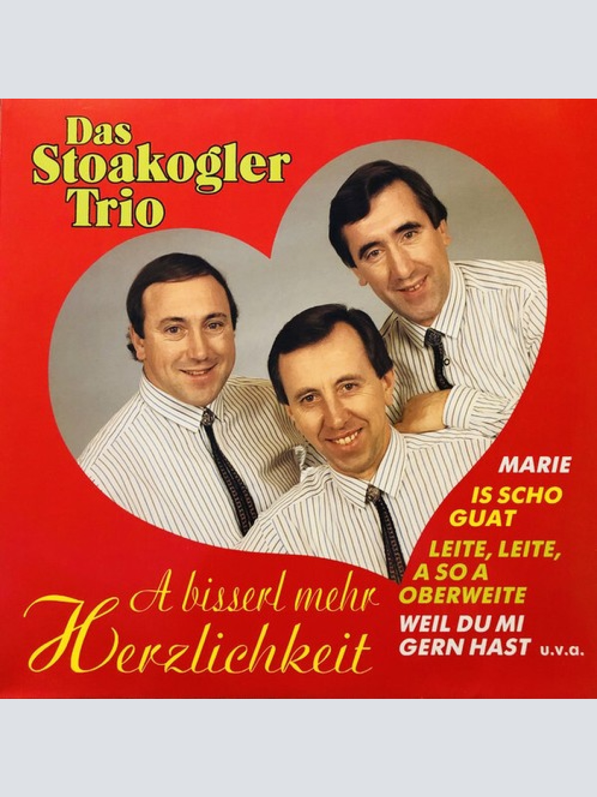 LP, Album Stoakogler Trio - A Bisserl Mehr Herzlichkeit