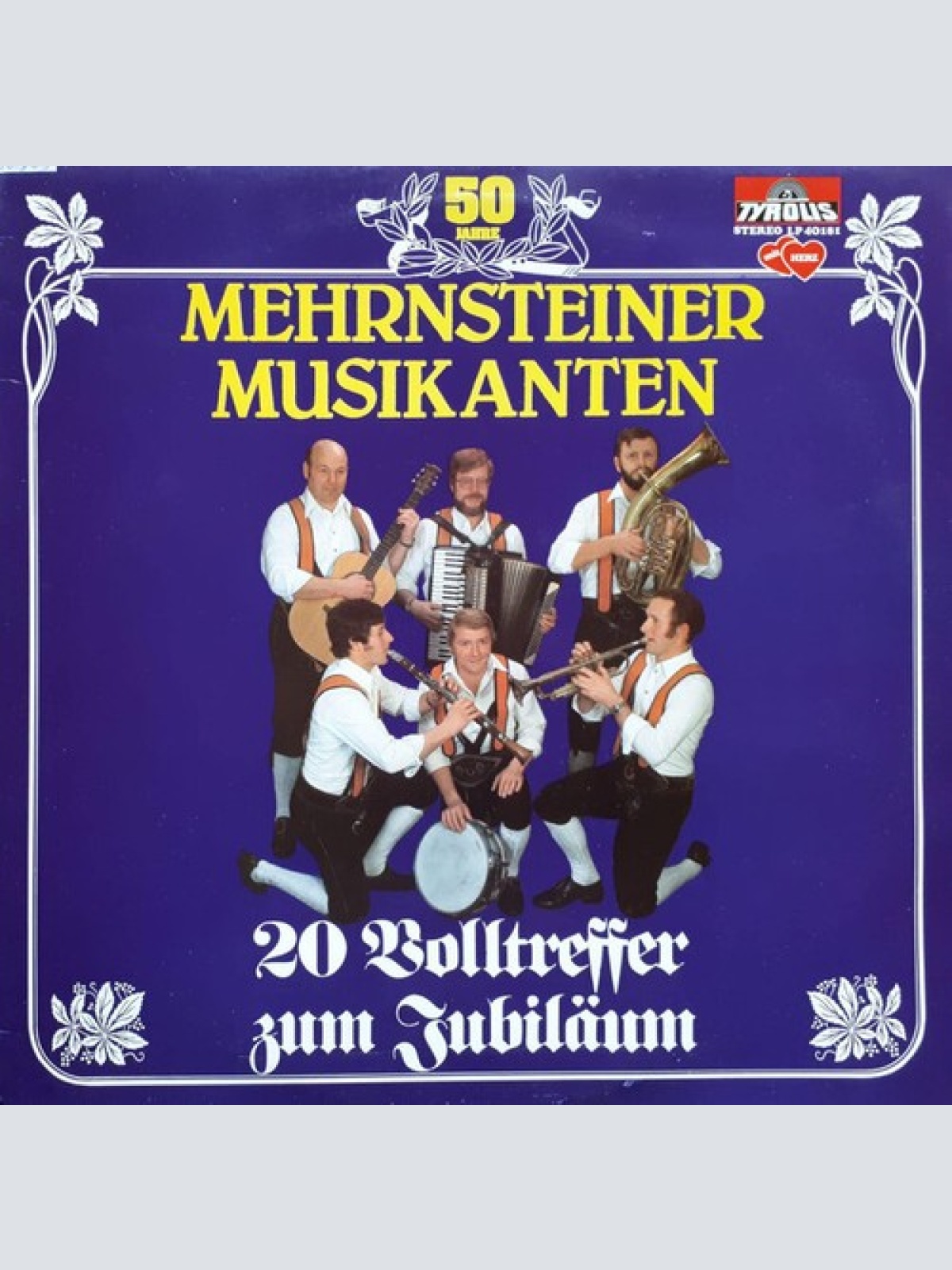 LP Mehrnsteiner Musikanten - 50 Jahre - 20 Volltreffer Zum Jubiläum
