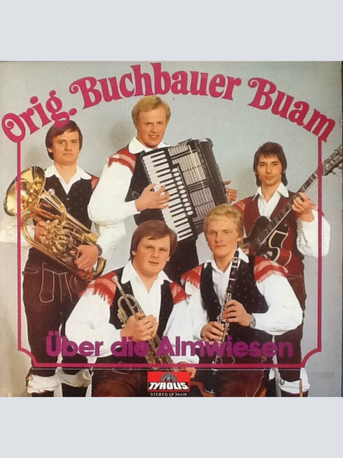LP, Album Die Buchbauer Buam - Über Die Almwiesen
