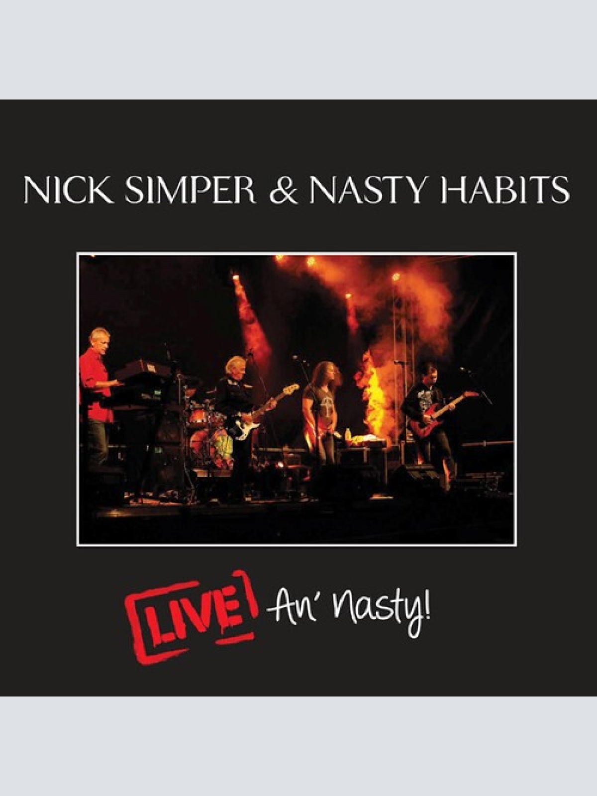 LP, Album, Ltd, Num Nick Simper & Nasty Habits (4) - Live An' Nasty!
