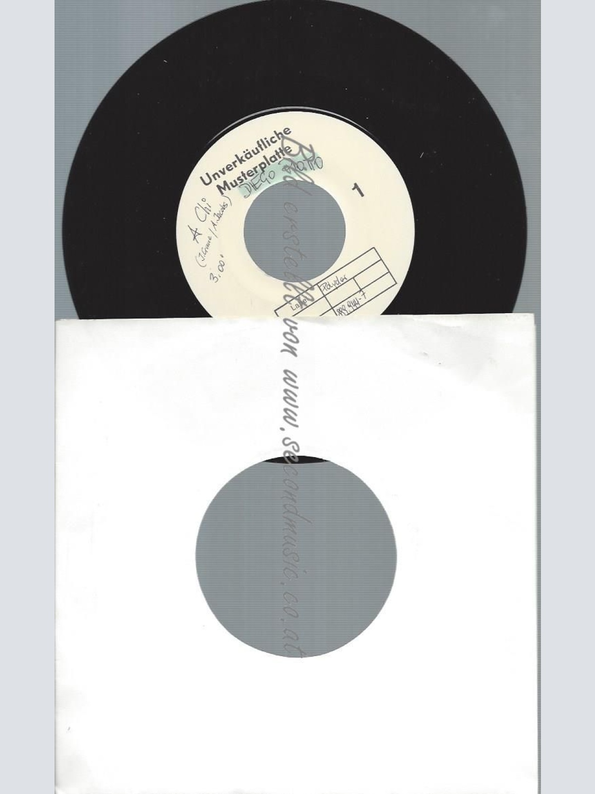 7"  DIEGO PIOTTO A CHI  //PROMO