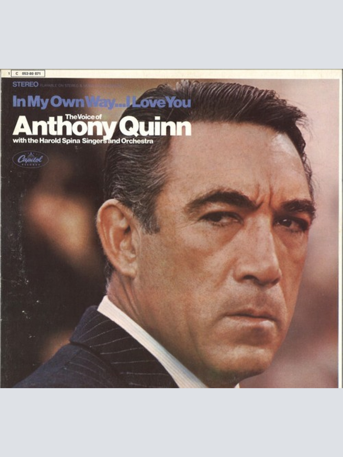 LP, Album, RE Anthony Quinn With The Harold Spina Singers And The Harold Spin...
