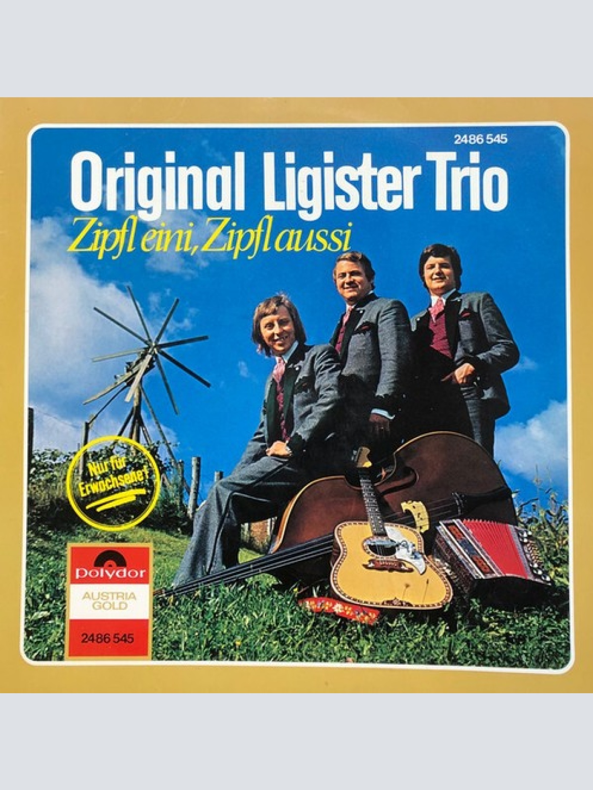 LP, Album Original Ligister Trio - Zipfl Eini, Zipfl Aussi