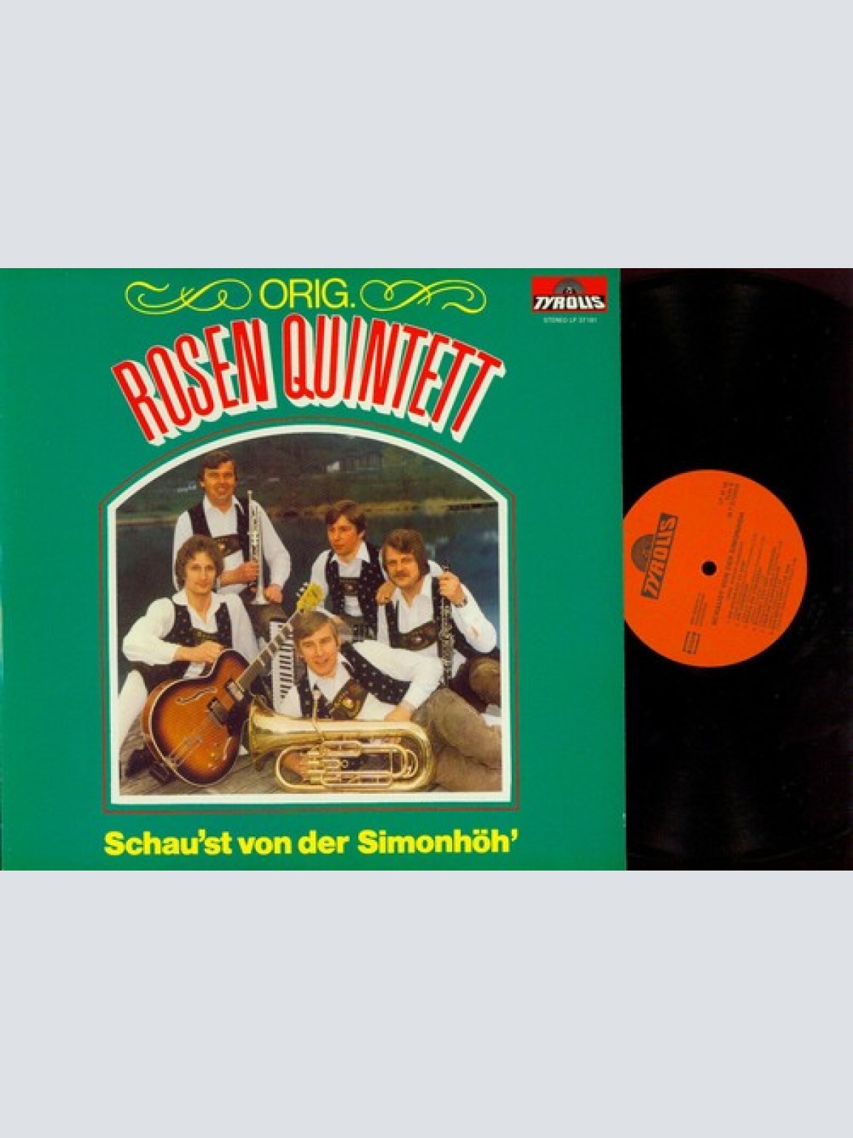 LP-- Rosen Quartett //  Schau'st von der Simonhöh  //    //NM