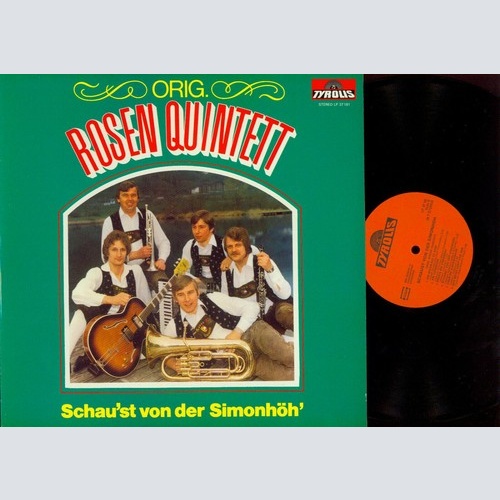 LP-- Rosen Quartett //  Schau'st von der Simonhöh  //    //NM