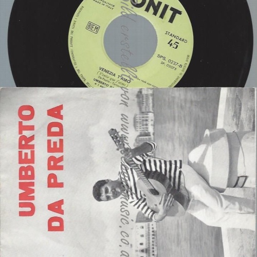 7"  UMBERTO DA PREDA AMORE IN GONDOLA