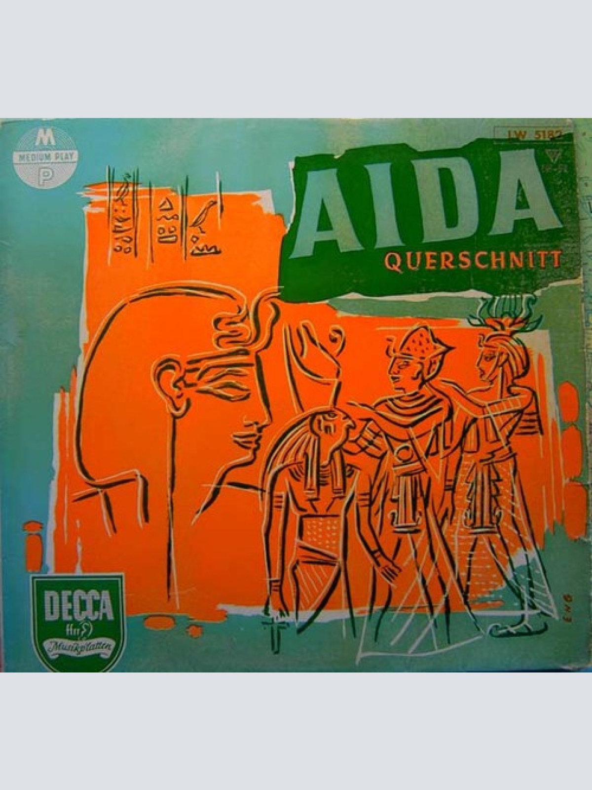 10" Giuseppe Verdi - Aida - Querschnitt