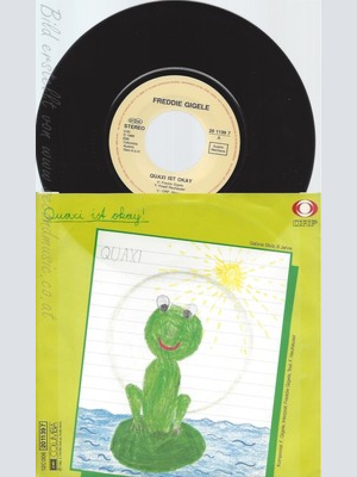 7" FREDDIE GIGELE--QUAXIE SAG UNS DOCH DAS WETTER AN